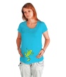 Футболка для беременной «Зеленая лягушка» - Фото 1