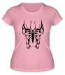 Женская футболка «Бабочка узор» - Фото 1