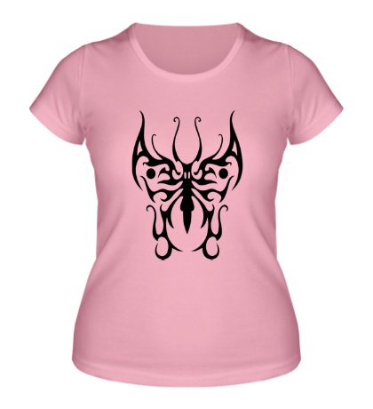 Женская футболка «Бабочка узор»