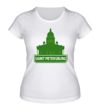 Женская футболка Saint-Petersburg City