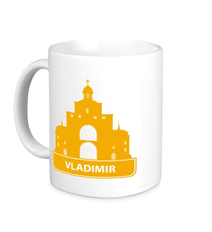 Купить керамическую кружку Vladimir City