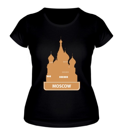 Женская футболка Moscow City