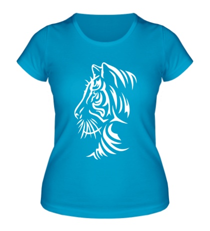 Женская футболка Тату тигр