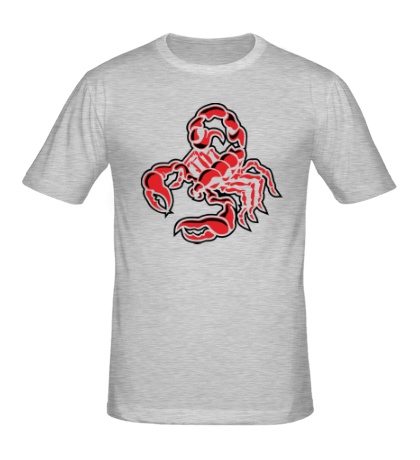 Мужская футболка Силуэт скорпиона
