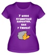 Женская футболка «Характер, как у ежика» - Фото 1