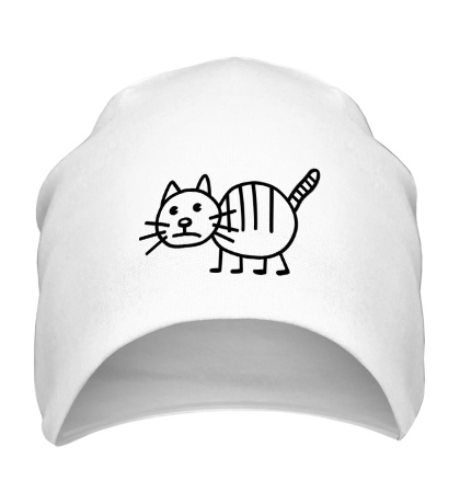 Купить шапку Рисунок кота