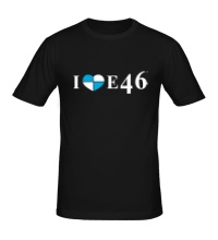 Мужская футболка I love e46