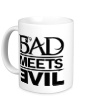 Керамическая кружка «Bad Meets Evil» - Фото 1