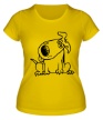 Женская футболка «Смешная собака» - Фото 1