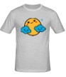 Мужская футболка «Солнышко с облаками» - Фото 1