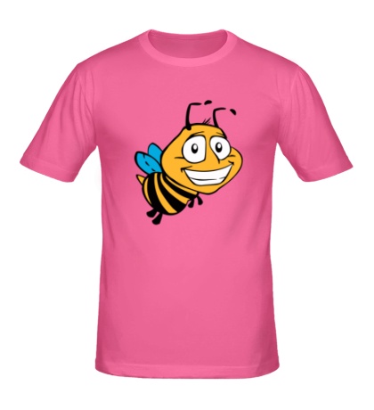 Мужская футболка Улыбчивая пчелка