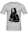 Мужская футболка «Стильная Мона Лиза» - Фото 1