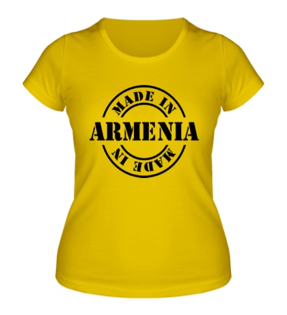 Женская футболка Made in Armenia