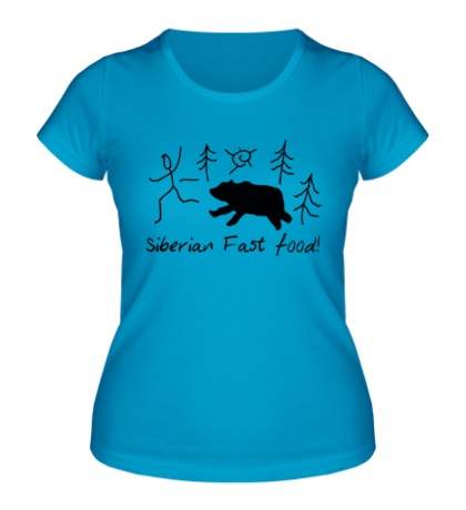 Женская футболка «Siberian Fast Food»