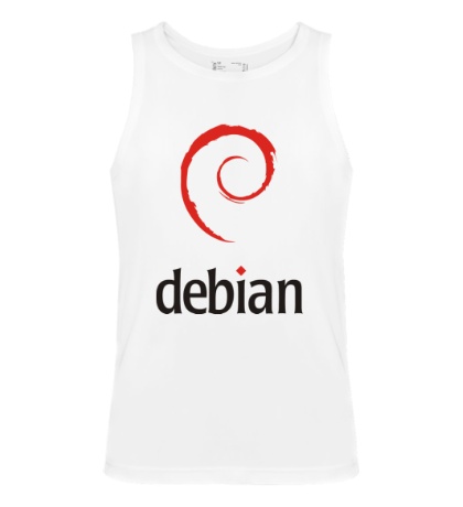 Мужская майка Debian