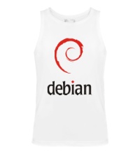 Мужская майка Debian