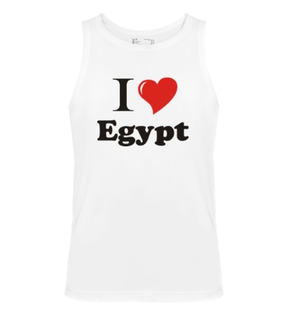 Мужская майка I love egypt