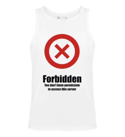 Мужская майка «Forbidden»