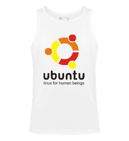 Мужская майка «Ubuntu for humans»