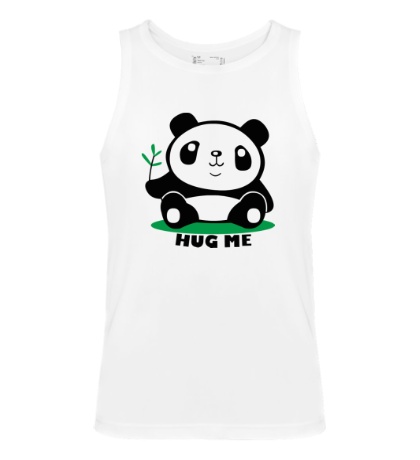 Мужская майка «Panda: hug me»