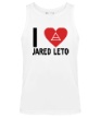 Мужская майка «I love Jared leto» - Фото 1