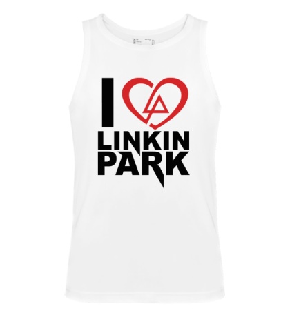 Мужская майка «I love linkin park»