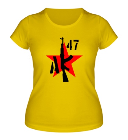 Женская футболка «АК-47 мафия»