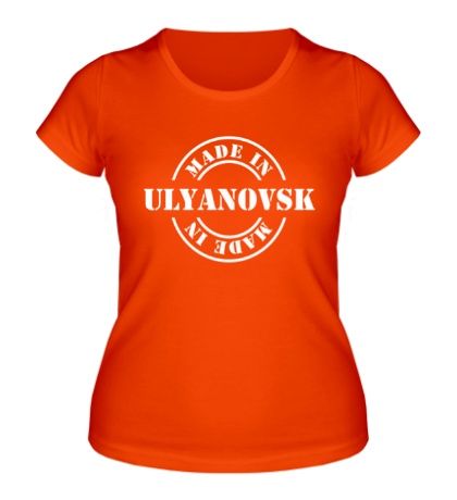 Женская футболка Made in Ulyanovsk