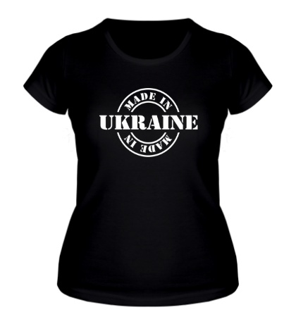 Женская футболка Made in Ukraine