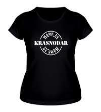 Женская футболка Made in Krasnodar