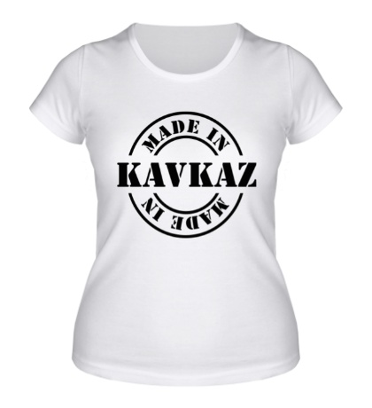 Женская футболка Made in Kavkaz