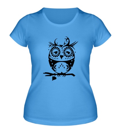 Женская футболка Орнамент совы