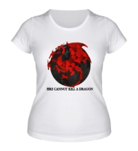 Женская футболка Герб драконов