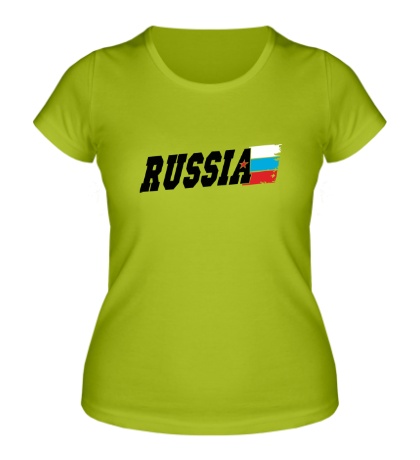Женская футболка Fast Russia
