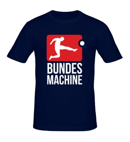 Мужская футболка «Bundes machine football»