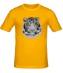 Мужская футболка «Серый тигр» - Фото 1