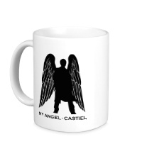 Керамическая кружка My angel Castiel