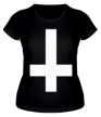 Женская футболка «Крест атеиста» - Фото 1