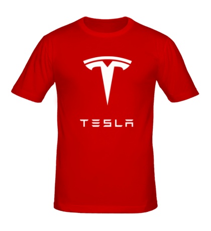 Мужская футболка Tesla