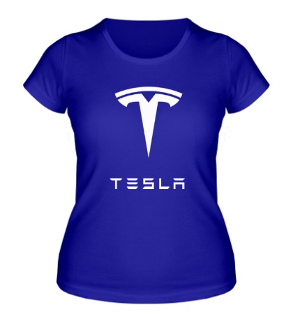 Женская футболка Tesla