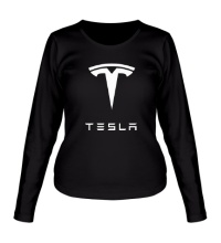 Женский лонгслив Tesla