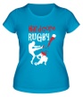 Женская футболка «Hardcore rugby» - Фото 1