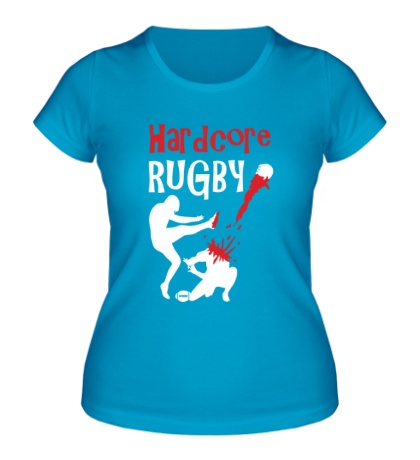 Женская футболка Hardcore rugby
