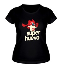 Женская футболка Super Huevo