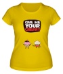 Женская футболка «Give me your cherry» - Фото 1
