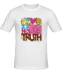 Мужская футболка «Love is big no truth» - Фото 1