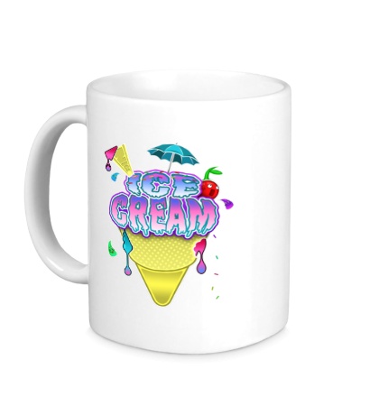 Керамическая кружка Ice cream
