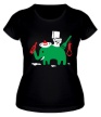 Женская футболка «Зелёный слоник» - Фото 1