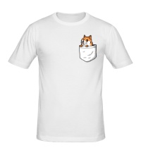 Мужская футболка Карманный Doge