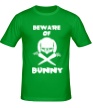 Мужская футболка «Beware of Bunny» - Фото 1
